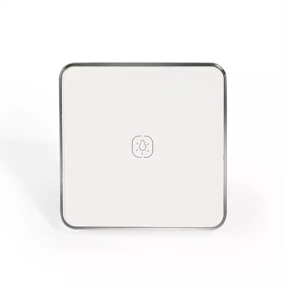 Tuya Smartlife WiFi Touch Switch Frame 1 Gang Silver