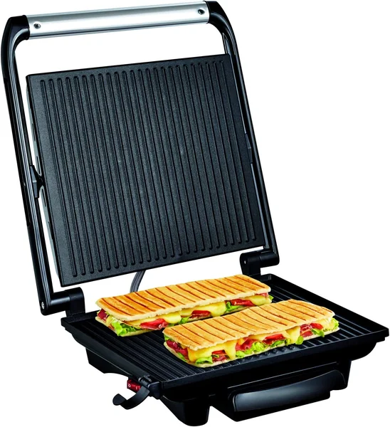 Tefal Inicio Panini Grill, 2000 Watts, Multi-Colour, Stainless Steel/Plastic, Gc241D28 Tanzania