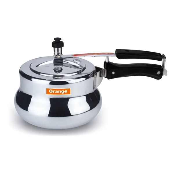 Orange Elegant Handi Pressure Cooker 3.5L with Inner Lid OAPC200