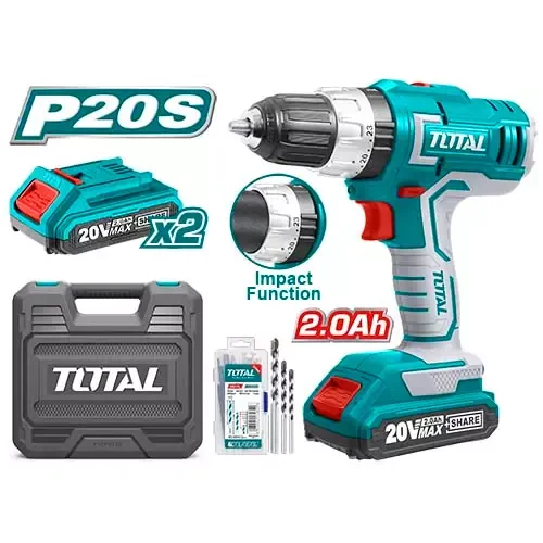 Total Impact Drill Machine Cordless Li-Ion 20V TIDLI20031