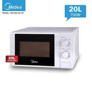 Midea Microwave Oven 20L 700W (MM720CGE-WT)