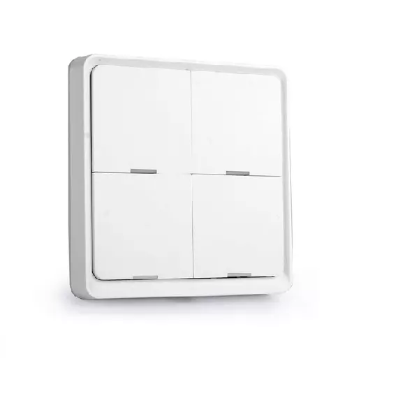 Tuya Smartlife Zigbee 4 Button Scene Switch Wireless White