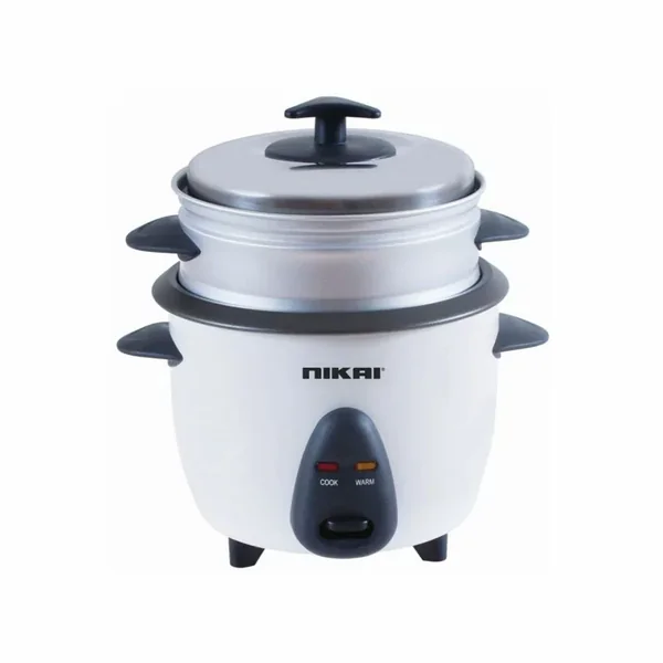 Nikai Rice Cooker 1L 400W Detachable Power Cord Non Stick Teflon Top Steamer Keep Warm Function NR701A