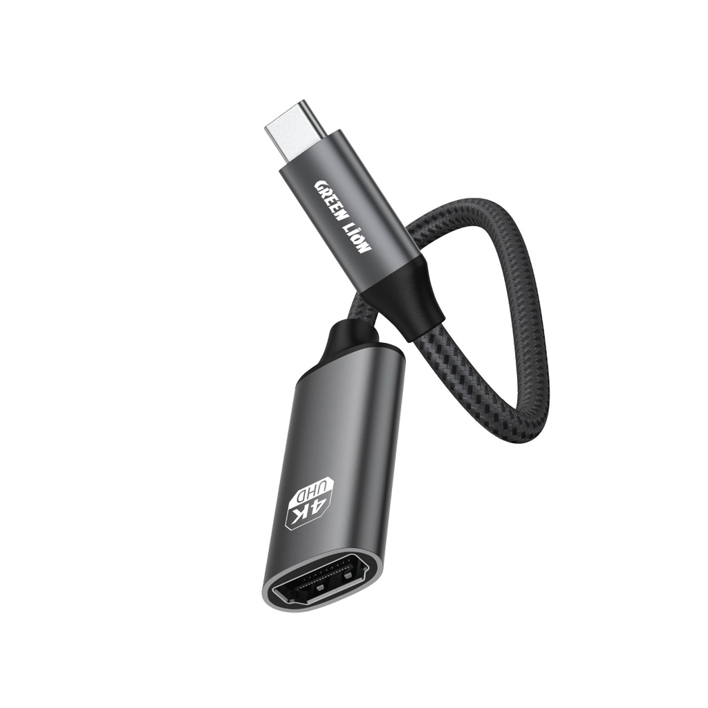 Green Lion 4K USB-C to HDMI Adapter Cable - Black