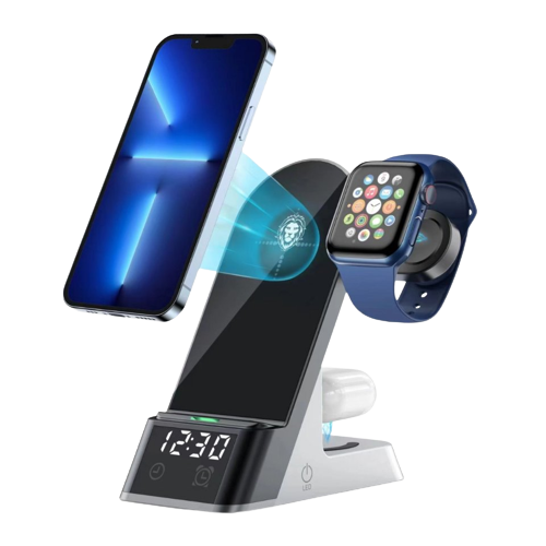 Green Lion 6 in 1 Wireless Charger 15W Material ABS + PC Universal