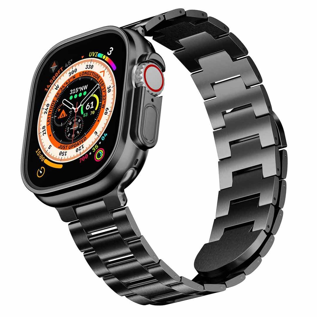 Green Lion Acero Correa Watch Band 42/44/45/49MM