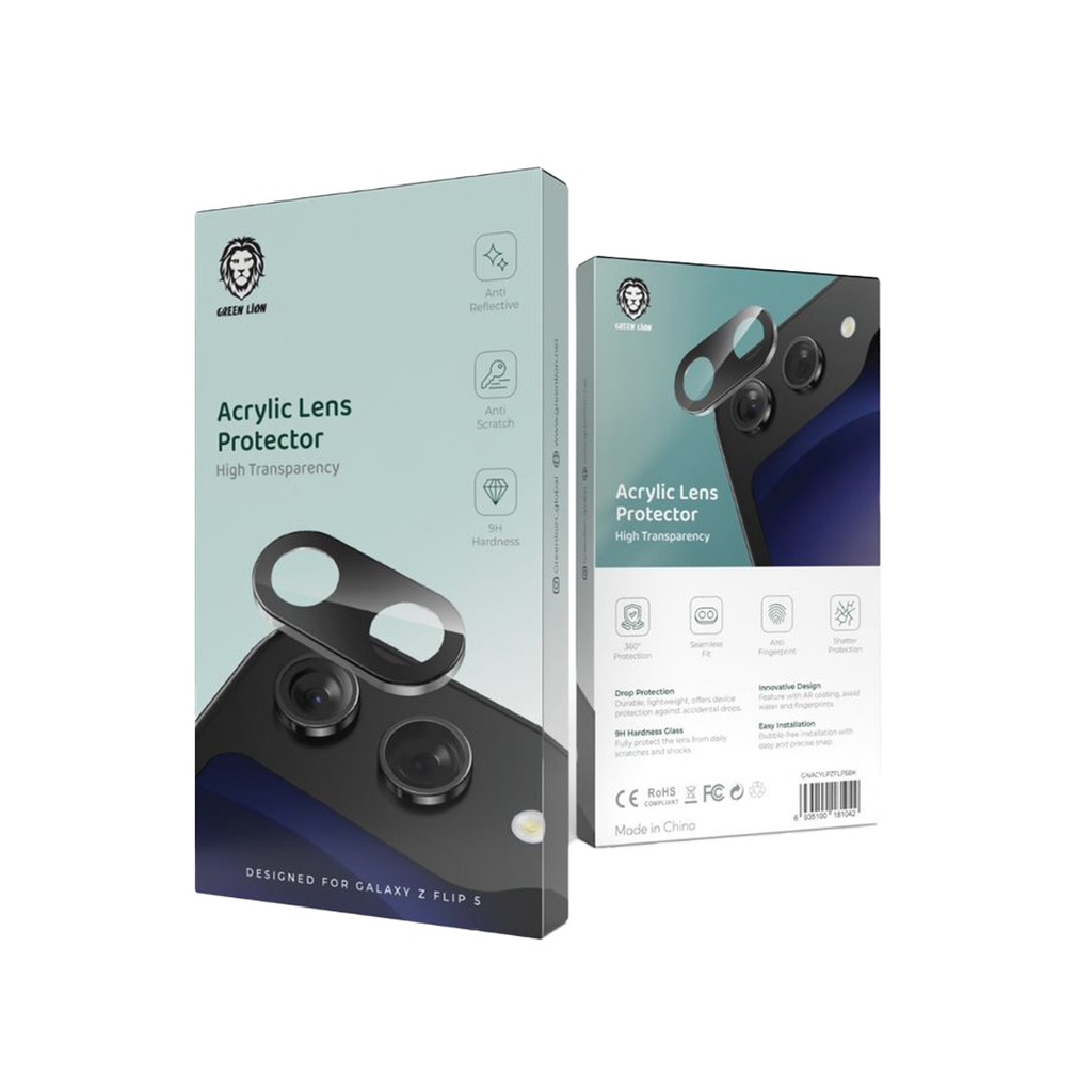 Green Lion Acrylic Lens Protector For Samsung Galaxy Z Flip 5