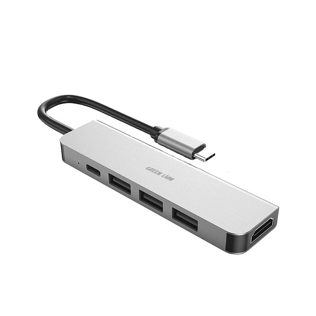 Green Lion 5 in 1 Type-C Adapter 4K