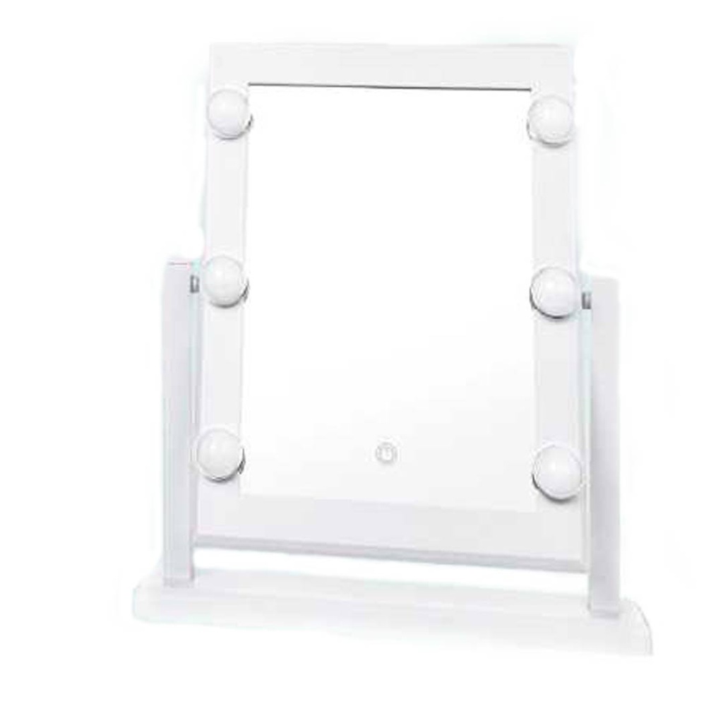 Green Lion Brightening 6 Led Makeup Mirror - White