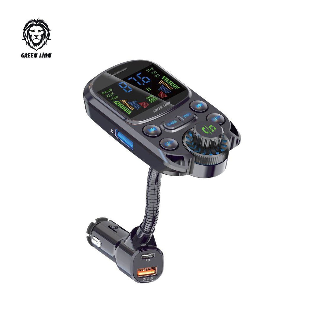 Green Lion FM Car Charger 2 BT Hands-Free