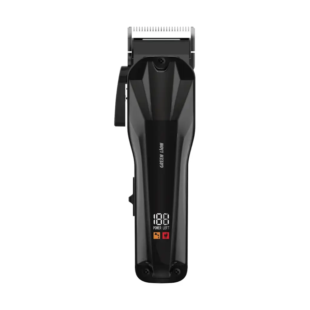 Green Lion Clip Pro Professional Hair Clipper - Black