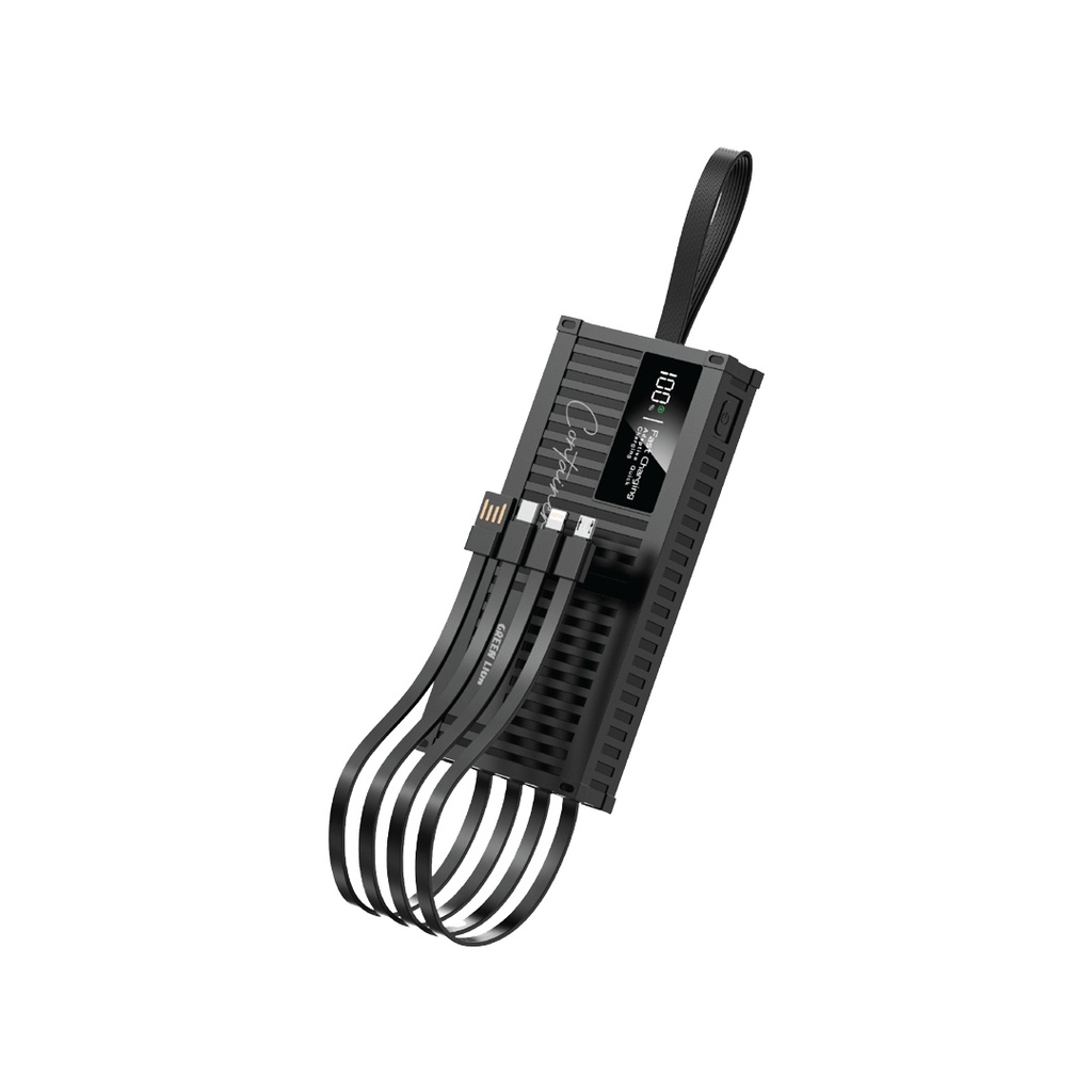 Green Lion Container 10000mAh Power Bank - Black