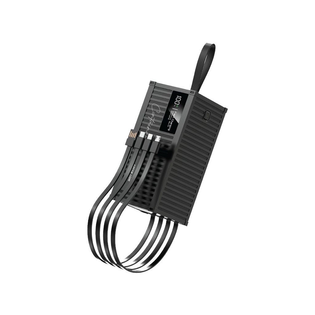 Green Lion Container 50000mAh Power Bank - Black