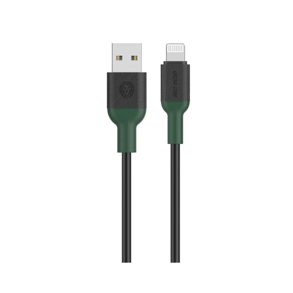 Green Lion USB-A to Lightning TPE Cable 3M - Black