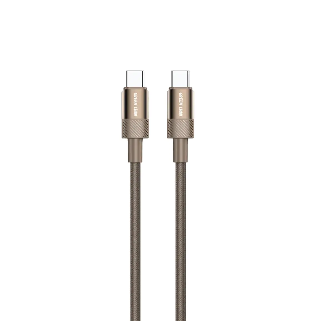 Green Lion Desert Spark Cable USB-C to USB-C 60W - Desert Titanium
