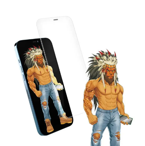 Green Lion 3D Desert Glass Screen Protector