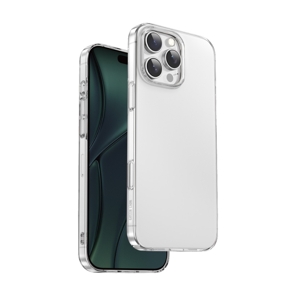 Green Lion Delgado PC Case for iPhone 16 Series - Clear