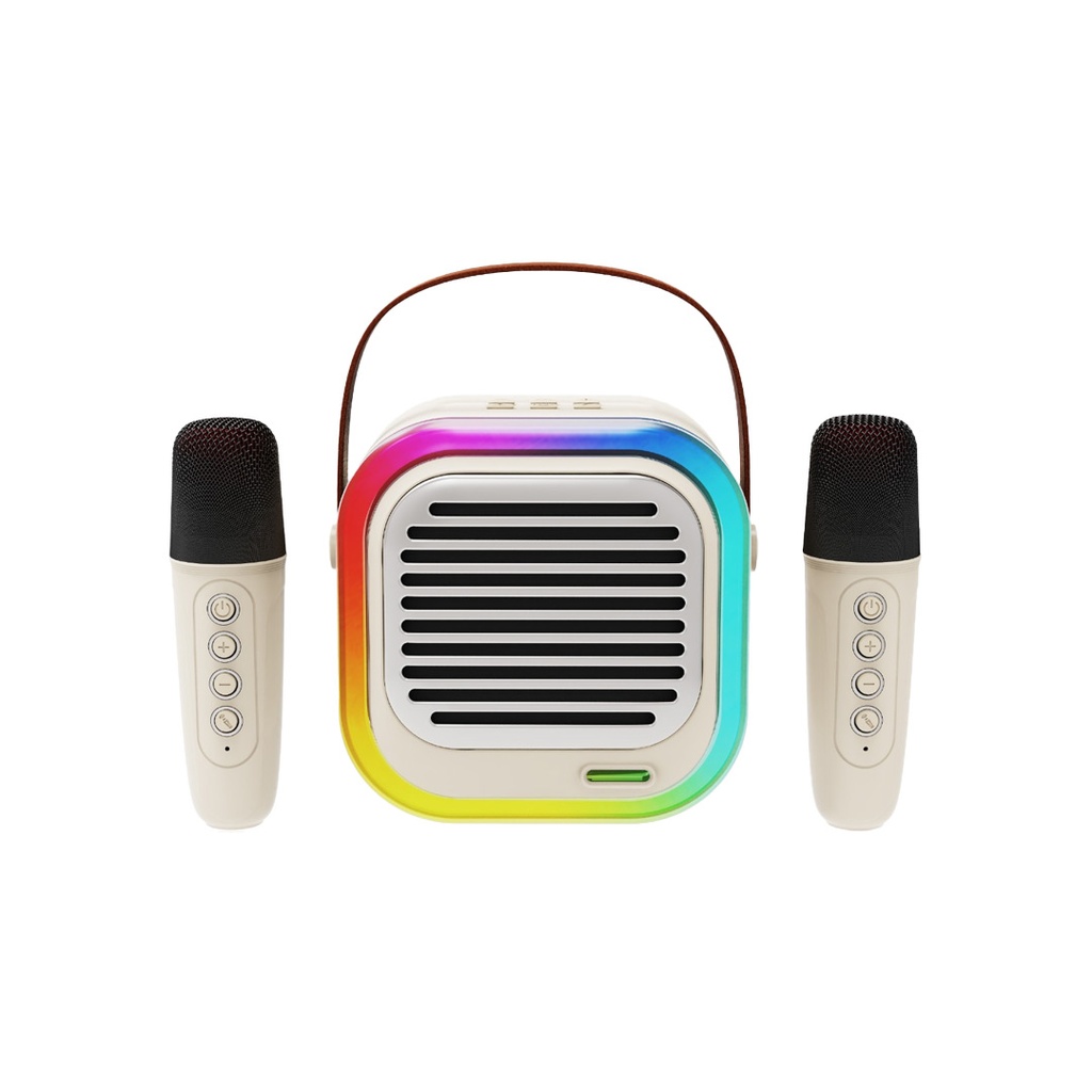 Green Lion Duet Echo Karaoke Speaker - Beige