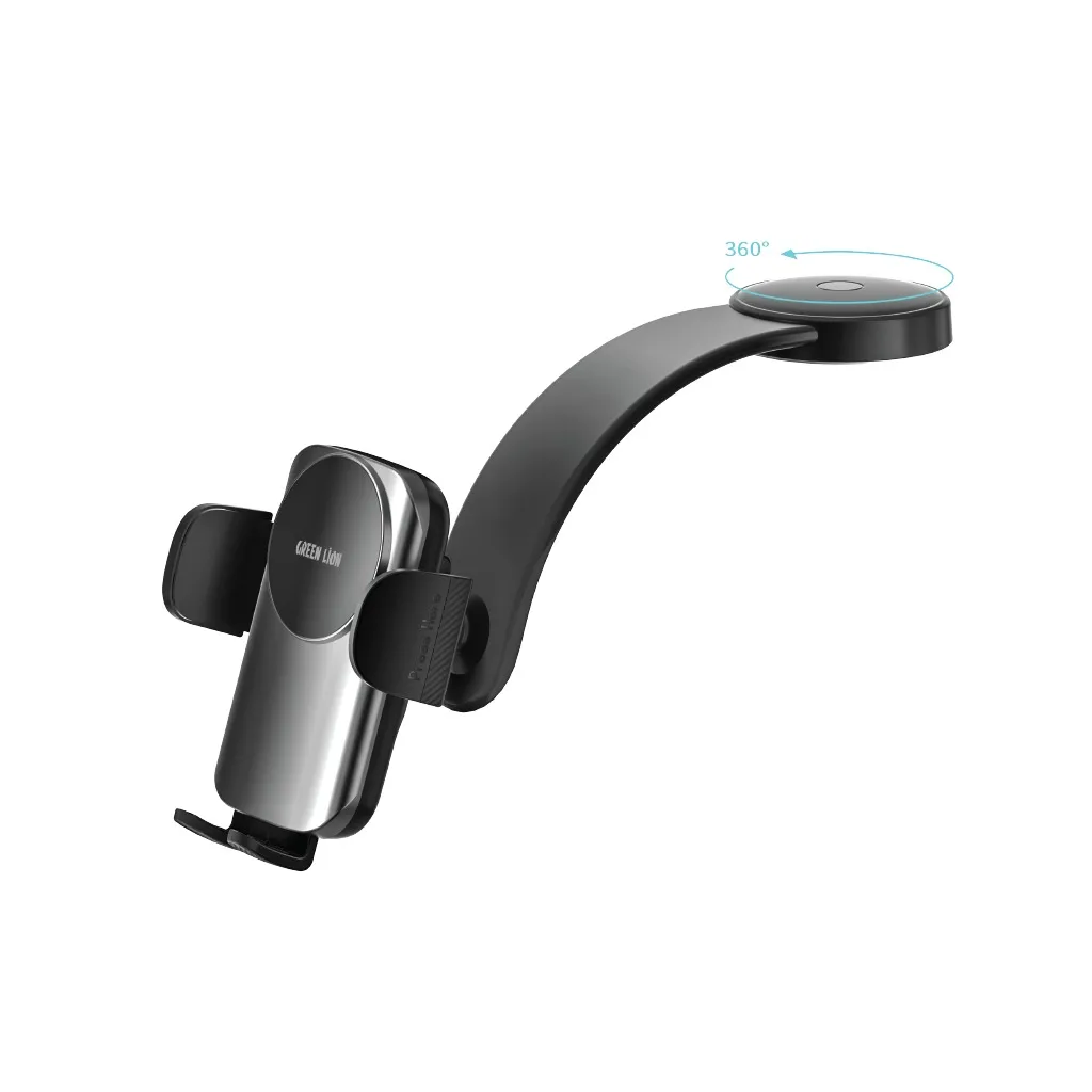 Green Lion Flex Charge Pro Phone Holder - Black