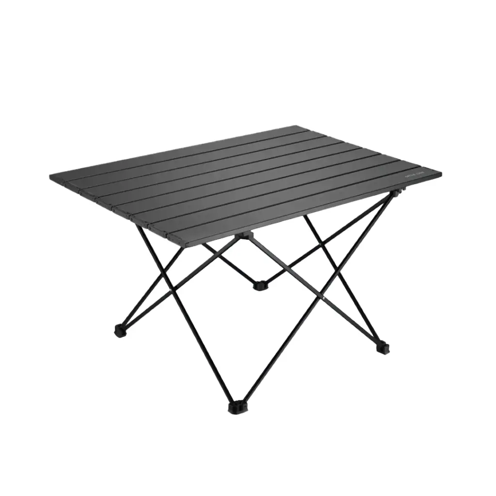 Green Lion Foldable Camping Table - Black