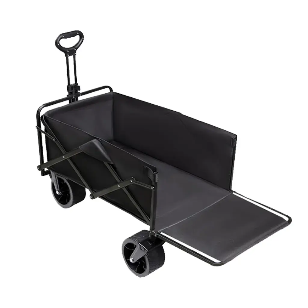 Green Lion Foldable wagon cart 250 - Black