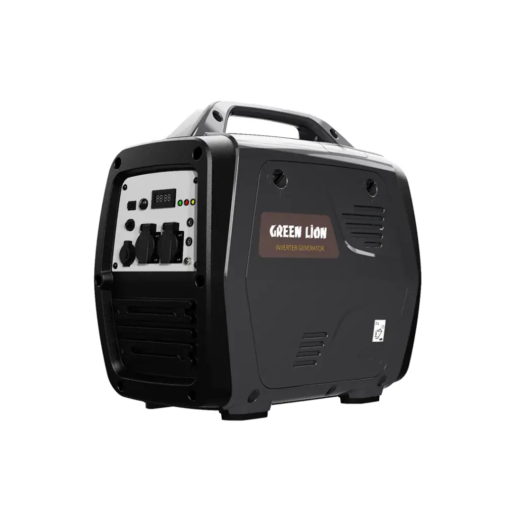 Green Lion Gasoline Inverter Generator GTR174 - Black