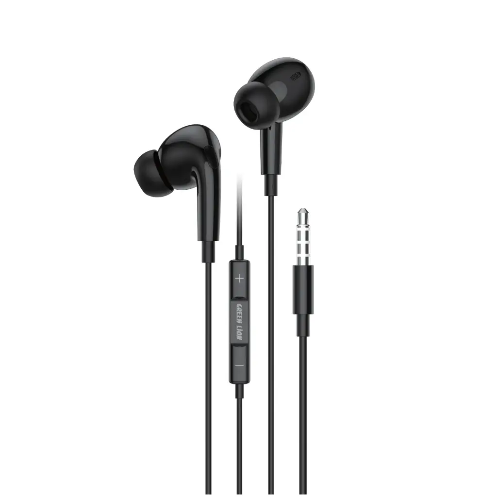 Green Lion GL-Stereo Pro Wire Control With Microphone - Black