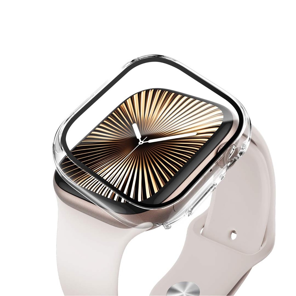 Green Lion Guard Plus PC Case for Apple Watch - Clear