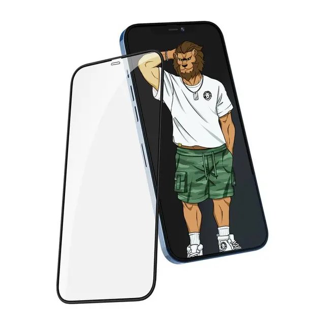 Green Lion 3D Silicone HD Glass Screen Protector For iPhone 12 / 12 Pro / 12 Pro Max