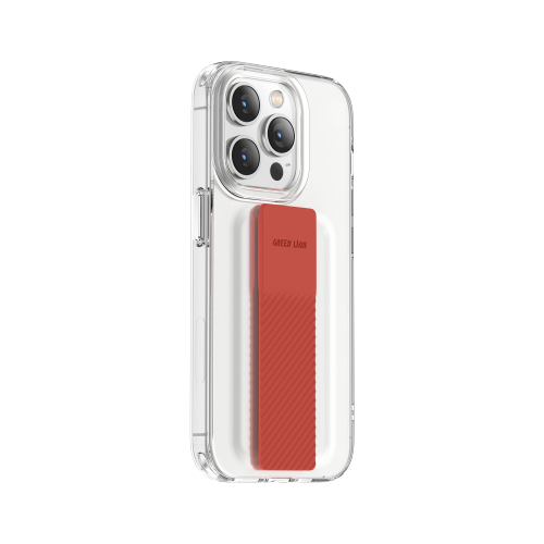 Green Lion London Slim Hybrid Case with Elastic Grip Band for iPhone 14 PLUS