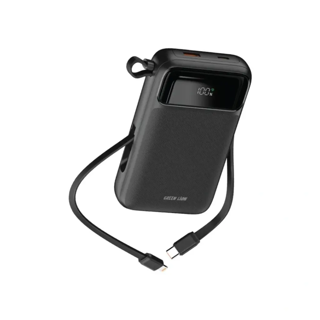 Green Lion Luzern 10000mAh MagSafe PowerBank - Black