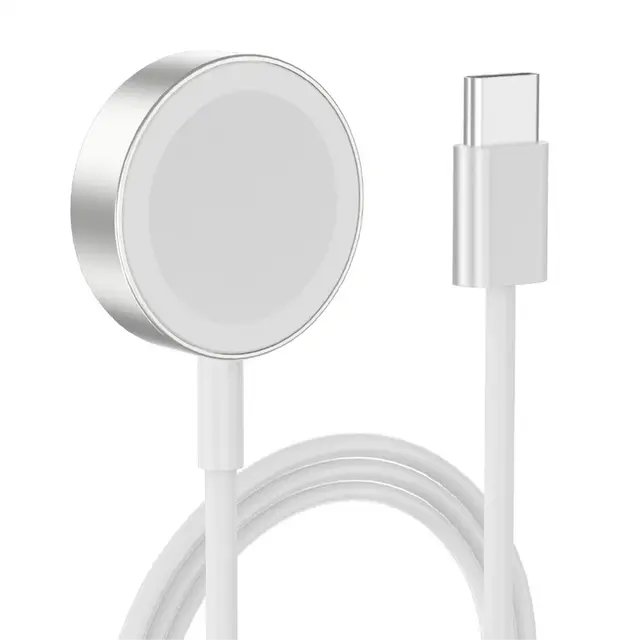 Green Lion Magnetic Charging Cable 1.2M ( Type-C Interface ) for iWatch – Silver