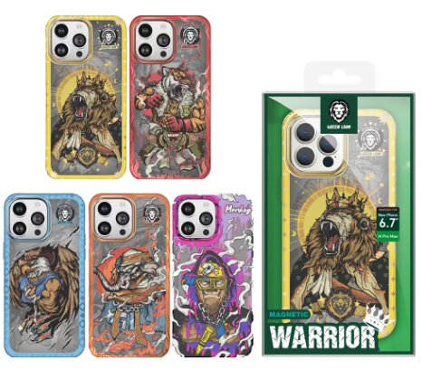 Green Lion Magnetic Warrior Case