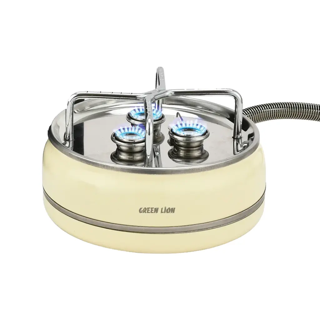 Green Lion Orbit Flame 3 Burner Stove - Beige