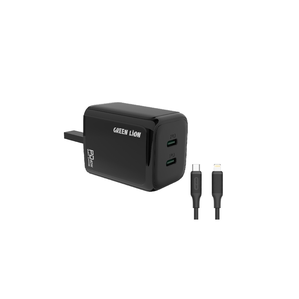 Green Lion 40W Dual PD Wall Charger