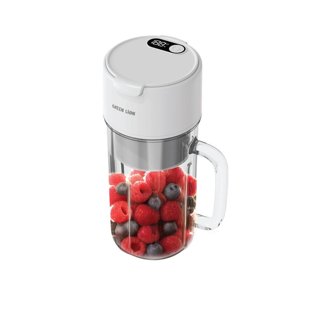 Green Lion Portable Blender Mug 2 - White