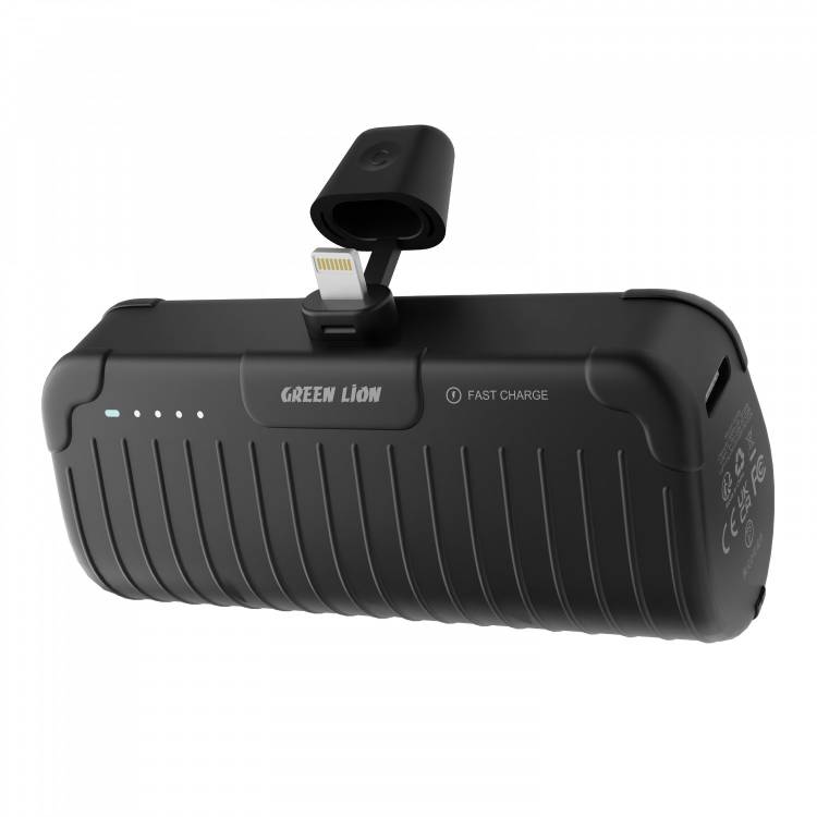 Green Lion Pocket Power Bank 5000mAh PD 20W with Lightning Connector