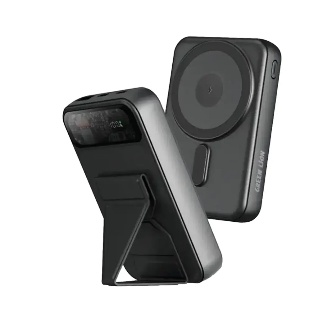 Green Lion Prague 10000mAh MagSafe Power Bank - Black