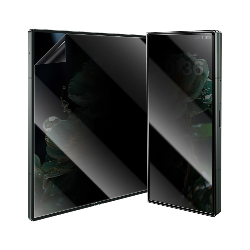 Green Lion Fold Privacy Protection Pack for Samsung Z Fold 6 - Black