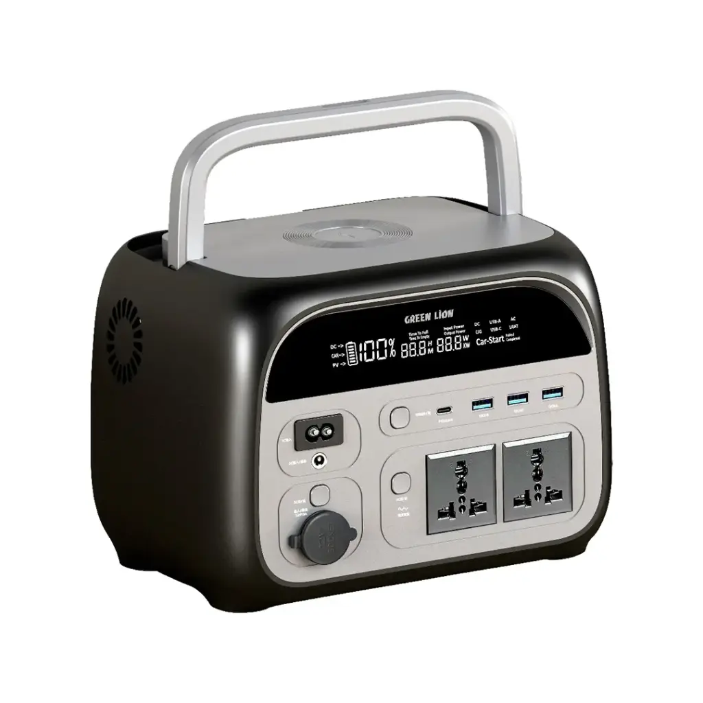 Green Lion Portable 72000mah Power Station 600W - Black