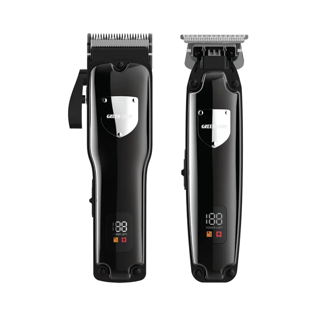 Green Lion Pro Trim Duo Hair Clipper - Black
