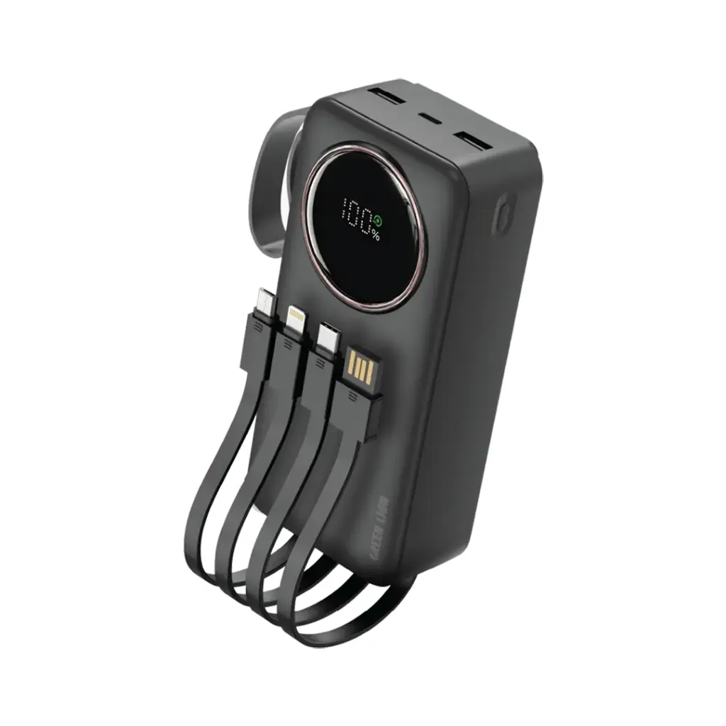 Green Lion Power Pulse 30000mAh Power Bank - Black