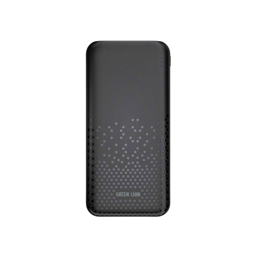 Green Lion Rome Ultra Slim Power Bank 10000mAh - Black