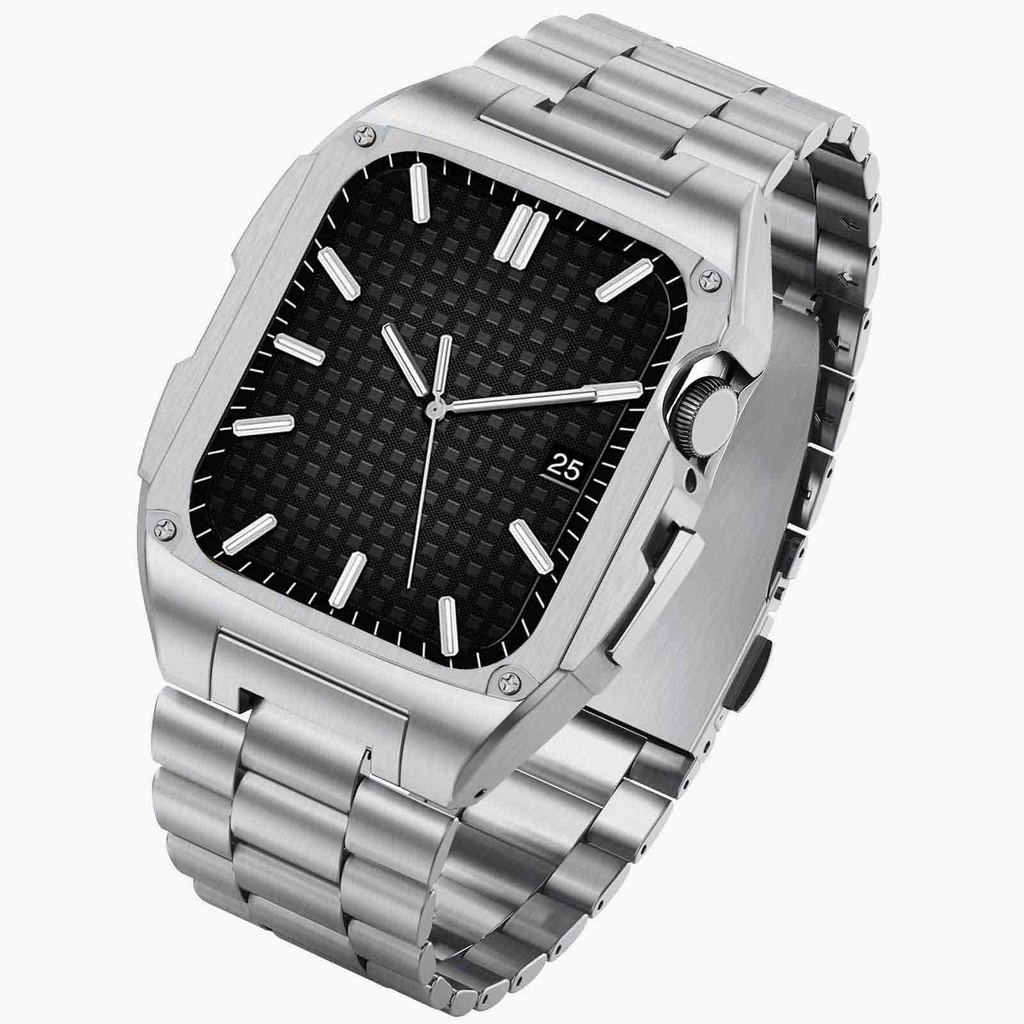 Green Lion Significato Steel Strap Case-Silver