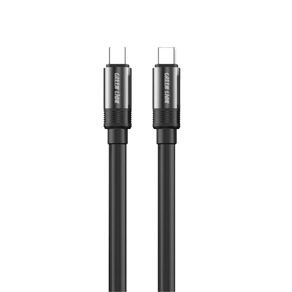 Green Lion Liquid Silicone Cable USB-C to USB-C 60W - Black