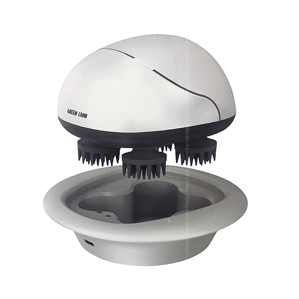 Green Lion Scalp Mini Massager 750mAh 5W - White