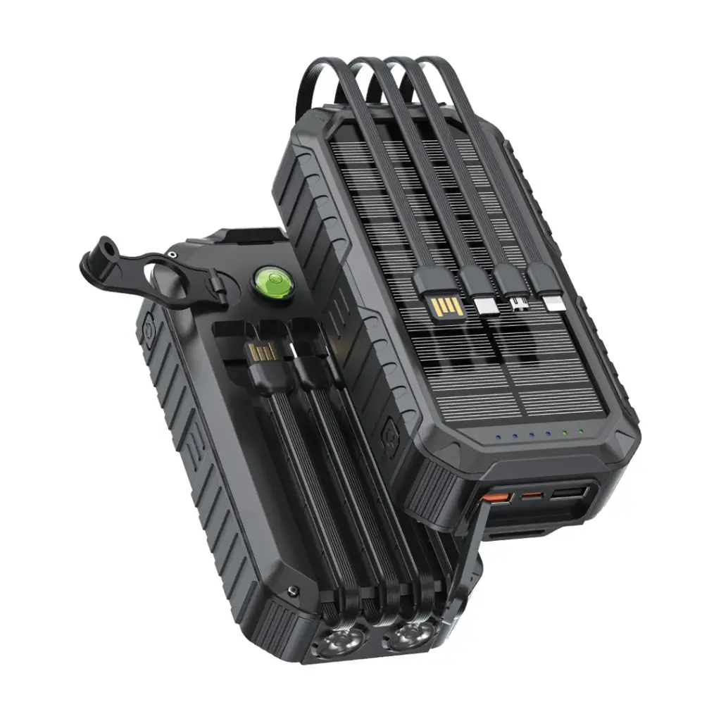 Green Lion Solar Mate Power Bank 20000mAh - Black