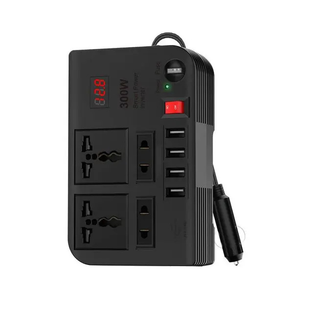 Green Lion Spark 3 Power Inverter 300W - Black