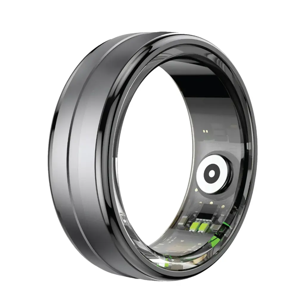 Green Lion Smart Health Tracker Ring - Black