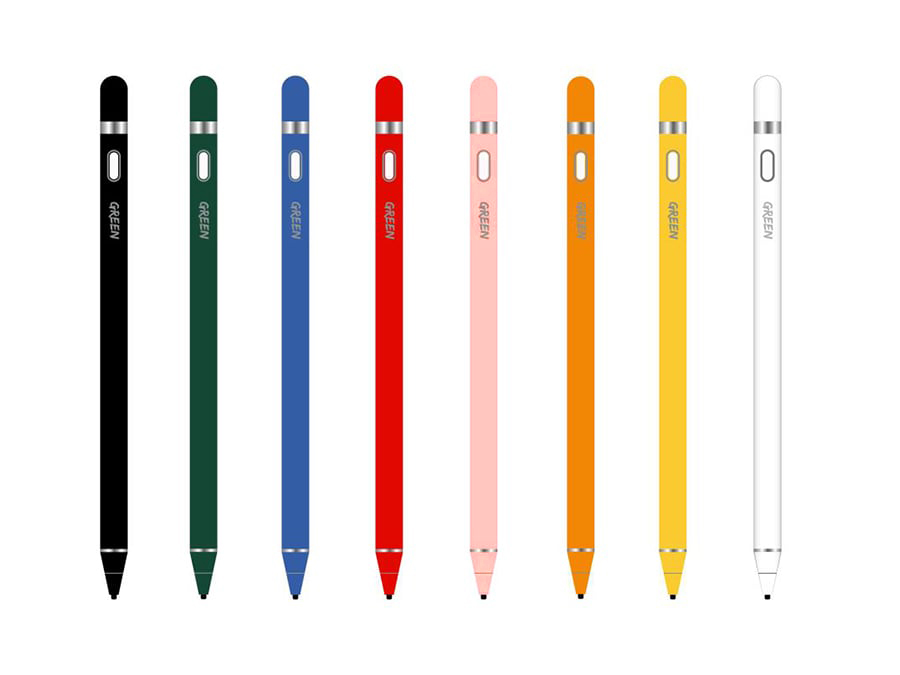 Green Lion Touch Screen Stylus Pen with 100mAh, 1.45mm Soft Fine Tip